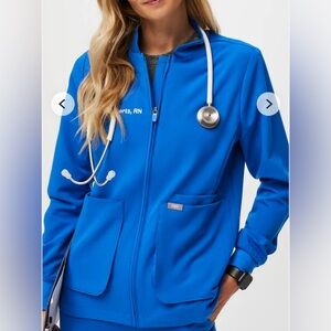 Figs scrub jacket size L NEVER WORN